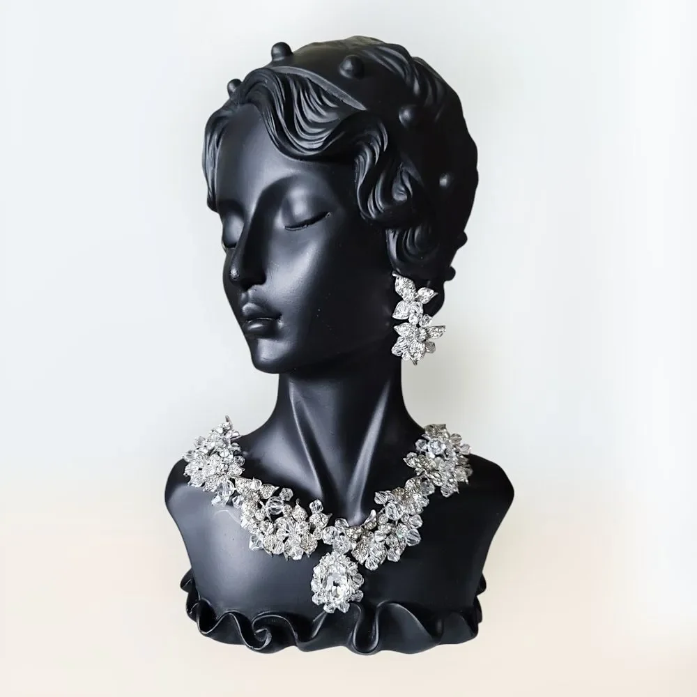 Elegant Floral Jewelry Set